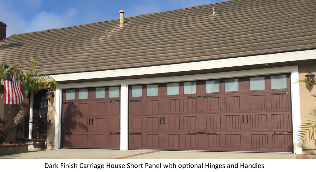 Carriage House Long Panel Garage Door